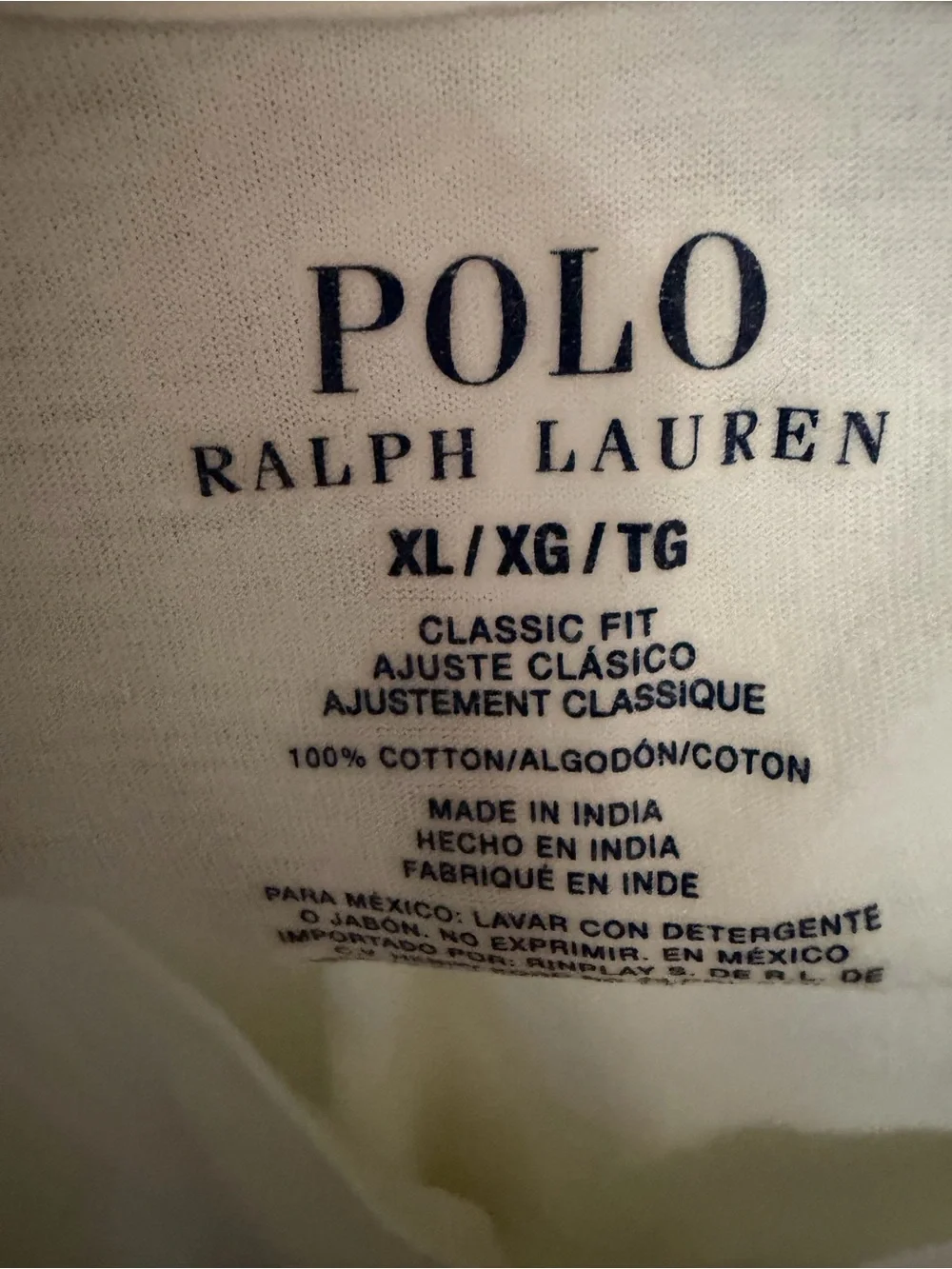 Polo Ralph Lauren simple neck
